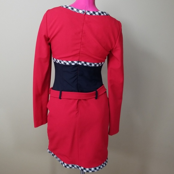 ROUGE & LEVRES CLASSIC RUNWAY RED DRESS - Picture 5 of 8